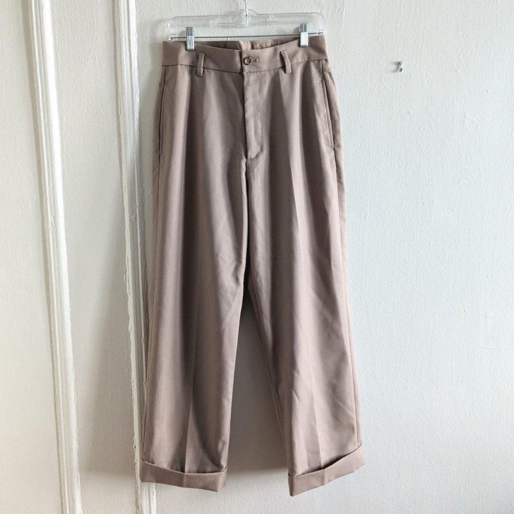 NWOT Uniqlo/Ines de La Fressange wool blend wide pants in beige